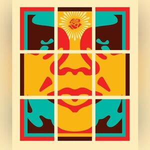 Obey Giant Shepard Fairey They Divide We Multiply Print Signed And Numbered /100